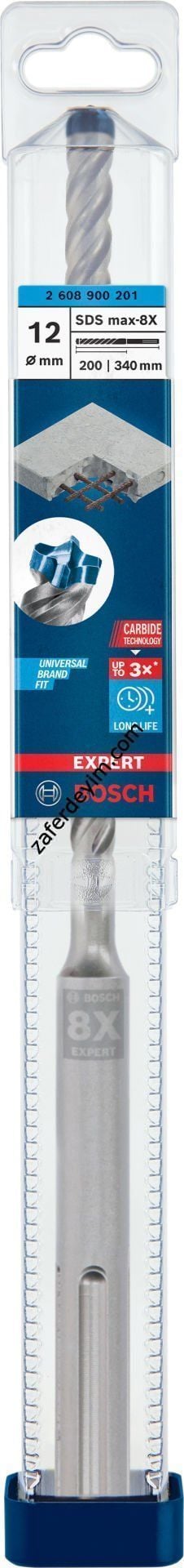 Bosch EXPERT SDS max-8X Kırıcı Delici Delme Ucu 18 x 200 x 340 mm 5'li paket