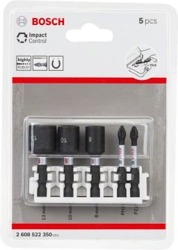 Bosch Impact Ctrl 5'li Lokma 8/10/13 + Bits