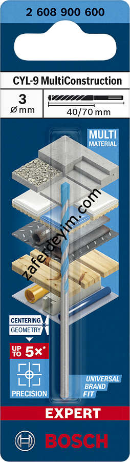 EXPERT CYL-9 MultiConstruction Delme Ucu 8 x 80 x 120 mm