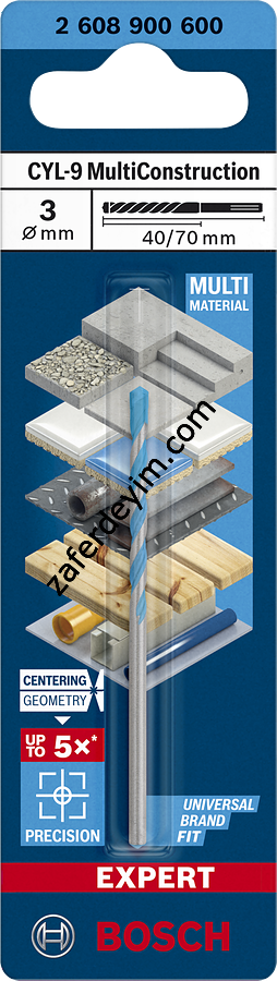 EXPERT CYL-9 MultiConstruction Delme Ucu 10 x 80 x 120 mm