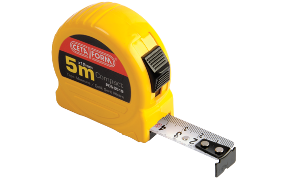 Ceta Form Compact Şerit Metre 3 mt 16 mm