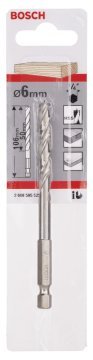 Bosch Ahşap Matkap Ucu 6*106 mm 1/4 Hex Şaft