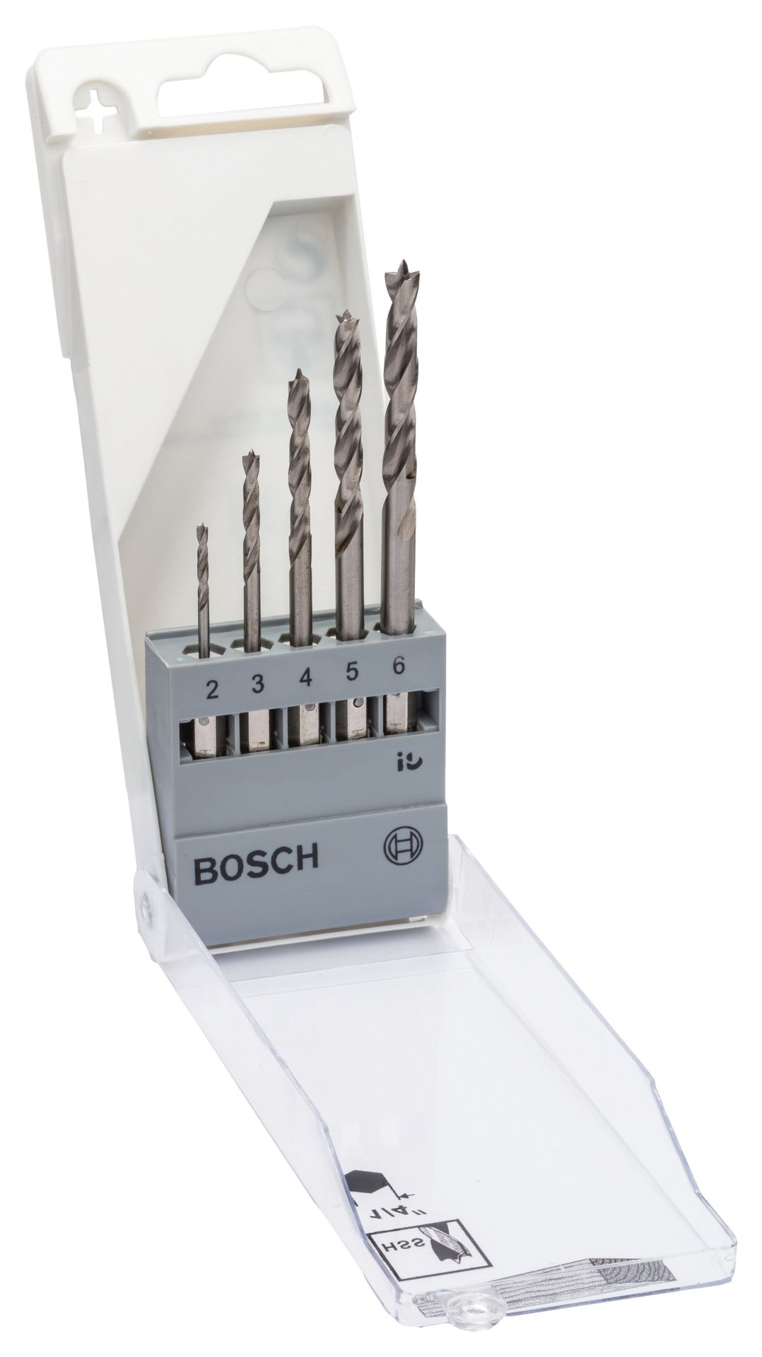 Bosch Ahşap Matkap Ucu Set 2-6 mm 1/4 Hex Şaft