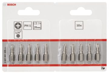 Bosch ExtraHard PH1*25 mm 10'lu