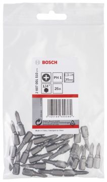 Bosch ExtraHard PH1*25 mm 25'li