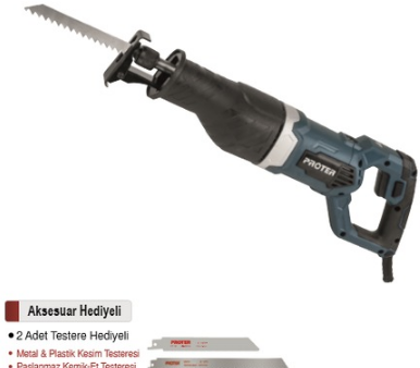Proter PR 1130 E Tilki Kuyruğu Testere Makinası