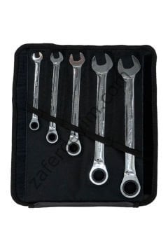 Ceta Form C-Gear Cırcırlı Kombine Anahtar Takım (Düz) 5 Parça