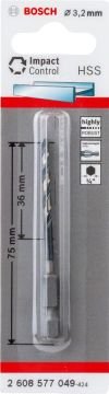 Bosch Impact Ctrl HSS 3,2*75mm