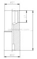 1/4'' Altı Köşe Derin Lokma Anahtar 10 mm