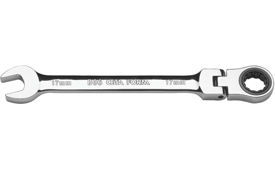Ceta Form C-Gear Cırcırlı Kombine Anahtar (Mafsallı) 19 mm