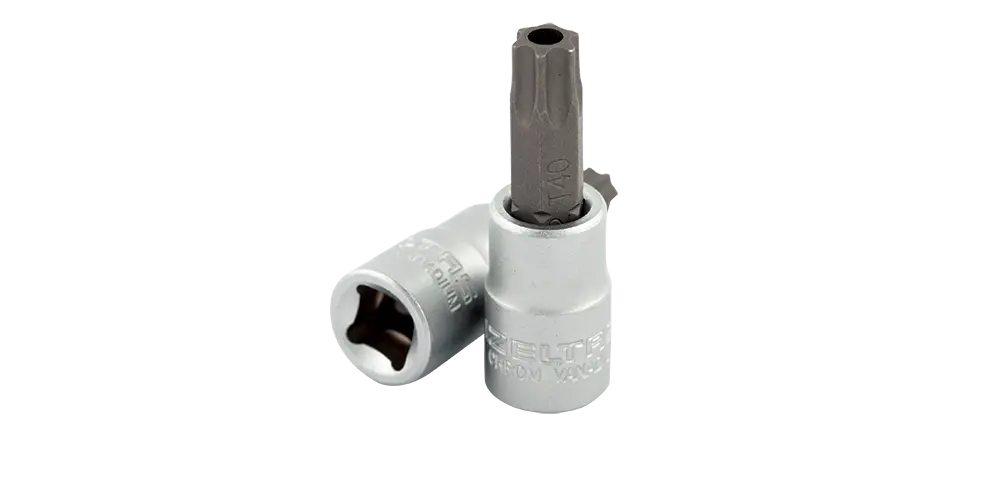 İzeltaş 1/4” Lokmalı Star Delikli Torx® Uç TR20