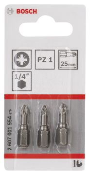 Bosch ExtraHard PZ 1*25 mm 3'lü