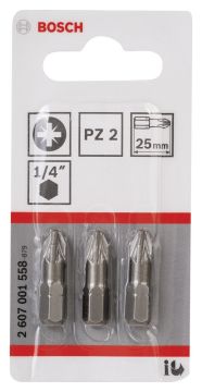 Bosch ExtraHard PZ 2*25 mm 3'lü