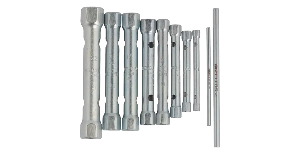 İzeltaş Kovan Anahtar Takımı İki Ağız (mil dahil, mm)