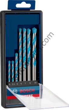 Bosch EXPERT MultiConstruction CYL-9 Delme Ucu Seti 5/5,5/6/6/7/8/10 mm 7 parça