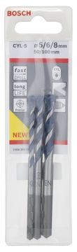 Bosch cyl-5 Blue Granite Turbo 3'lü 5-6-8 mm