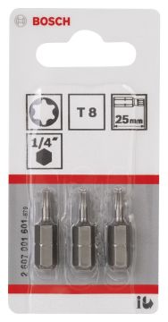 Bosch ExtraHard T8*25 mm 3'lü