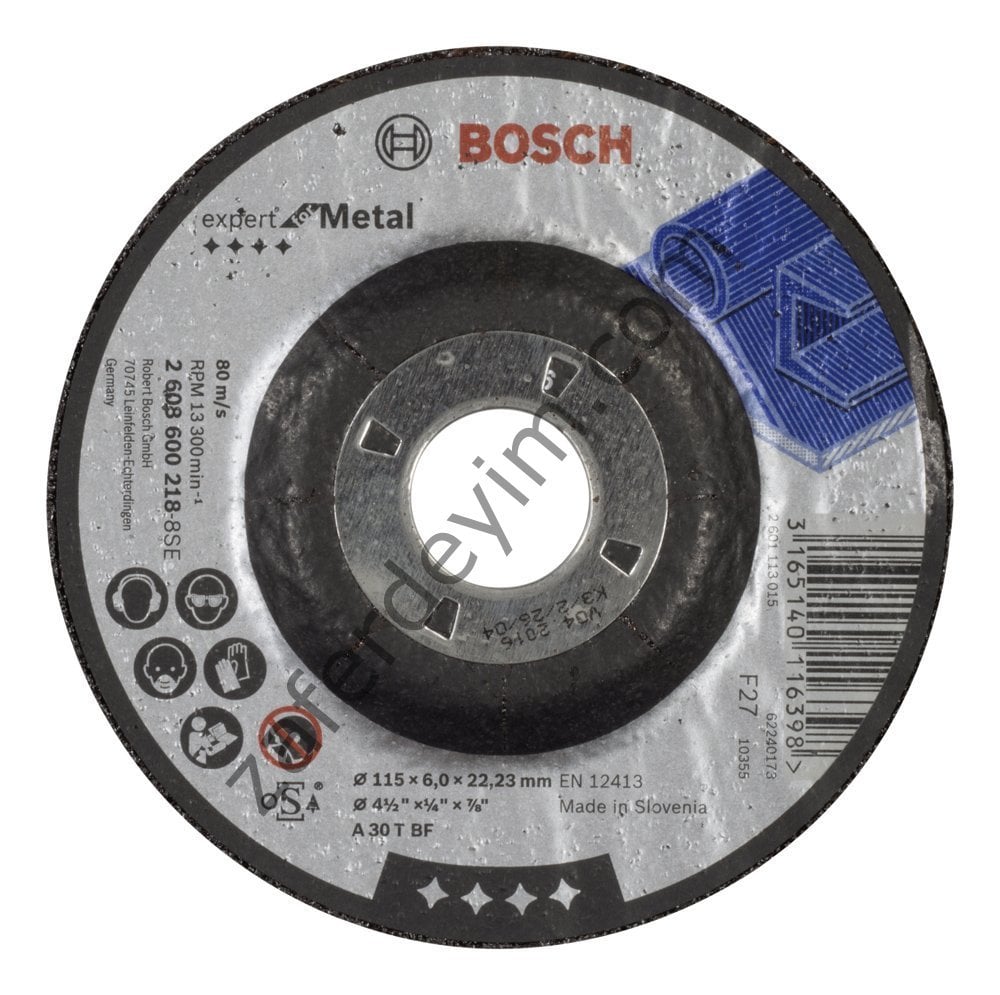 Bosch 115*6,0 mm Expert for Metal Taşlama 2608600218 10'lu Paket