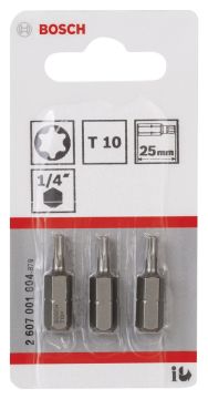 Bosch ExtraHard T10*25 mm 3'lü