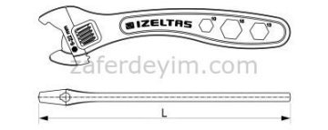 200 Mm Ayarlı Montaj Anahtarı