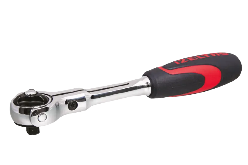İzeltaş 1/4'' Mafsallı Cırcır Kolu (72 Diş)