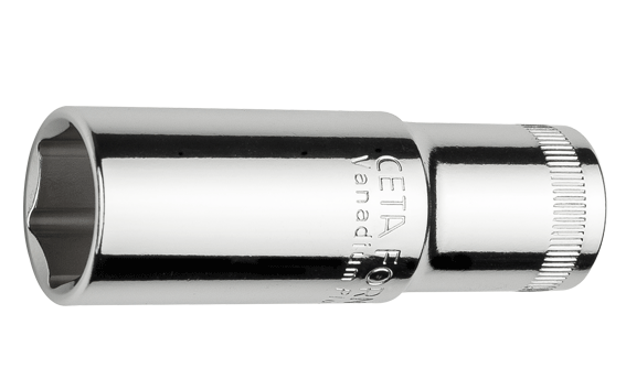 Ceta Form 1/4'' 6 köşe Derin Lokma Anahtar 9 mm