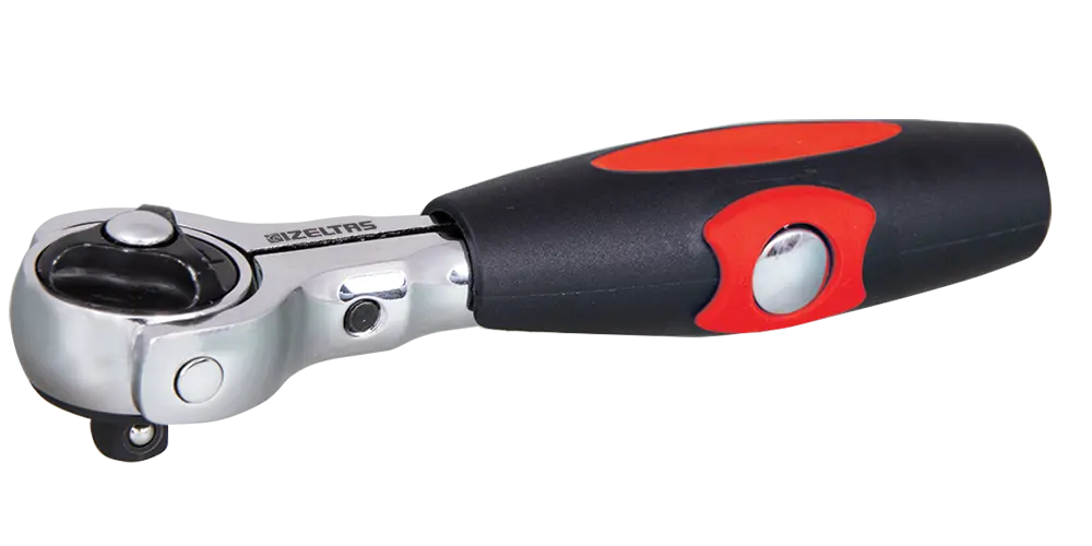 İzeltaş 1/4'' Mafsallı T Kol Cırcır Kolu (72 Diş)