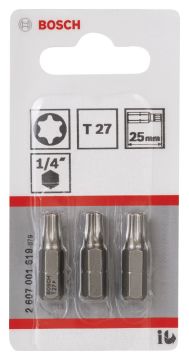 Bosch ExtraHard T27*25 mm 3'lü