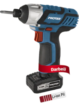 Proter Darbeli Şarjlı Vidalama / Tornavida PST 145 T