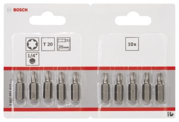 Bosch ExtraHard T20*25 mm 10'lu
