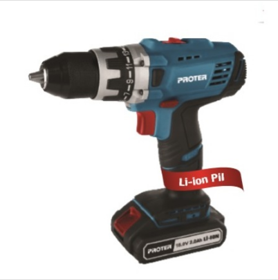 Proter Şarjlı Matkap 13 Mm PST 418 SL