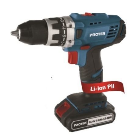 Proter Şarjlı Matkap 13 Mm PST 414 SL