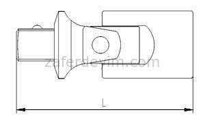 İzeltaş 1/4'' Mafsal 38 mm