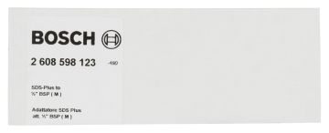 Bosch Karot için adaptör SDS-Plus - 1/2'' BSP