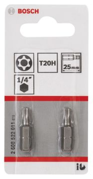 Bosch ExtraHard Security-Torx® T20H*25 mm 2li