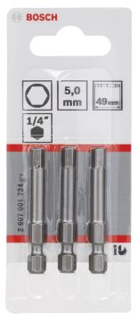 Bosch ExtraHard HEX5*49 mm 3'lü