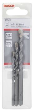 Bosch cyl-3 3'lü Set 5-6-8 mm