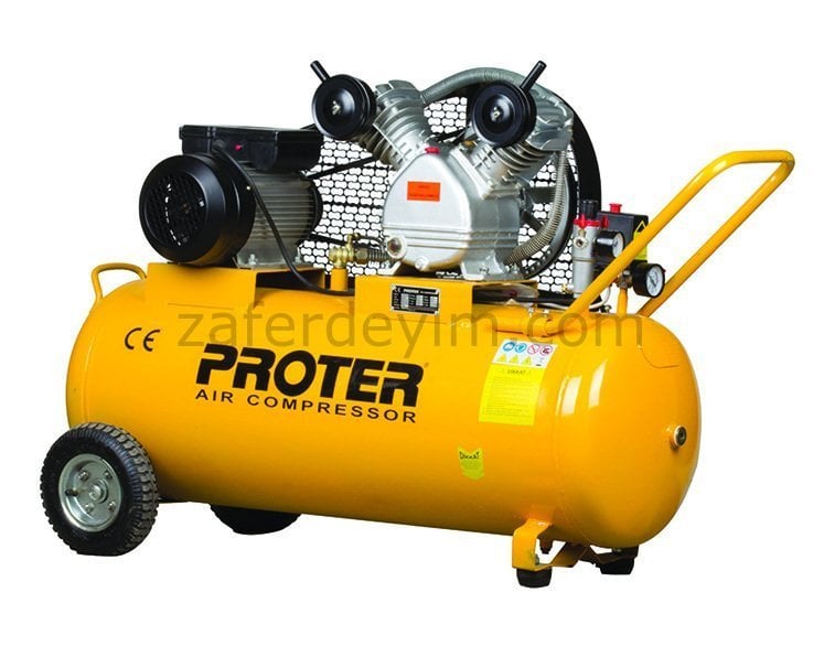 Proter 3 Hp - 2 Kafa Hava Kompresörü 200 Lt Monofaze