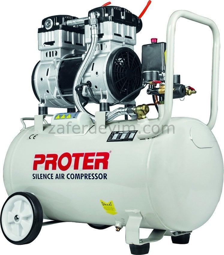 Proter PR 52 S SESSİZ-YAĞSIZ 50 LT 8 BAR HAVA KOMPRESÖRÜ 1,50 HP